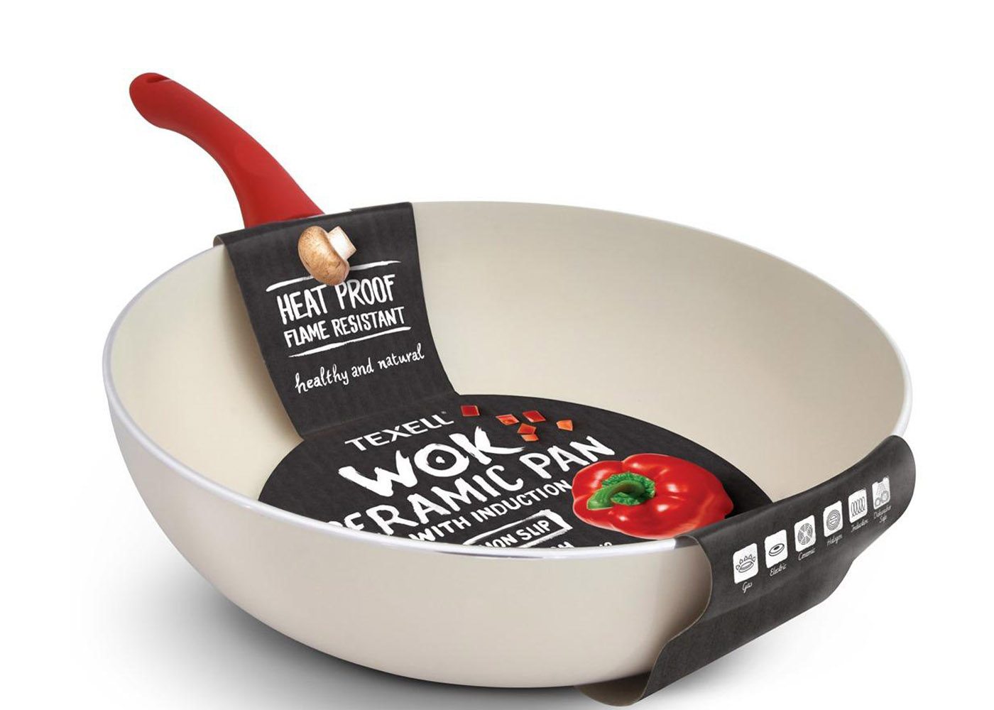 Tiganj Wok keramički duboki TPC-W28 - Texell