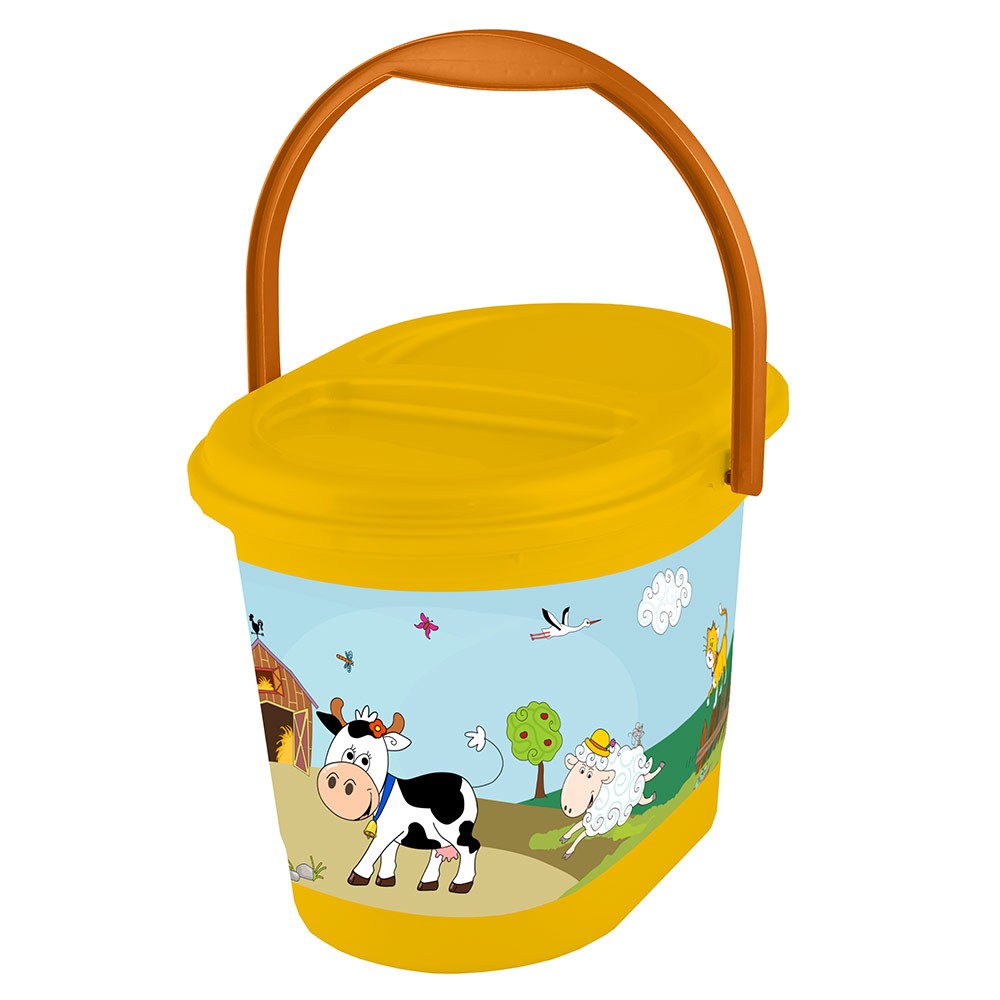 Kantica za iskorišćene pelene Funny Farm Žuta art. 8721 – OKT