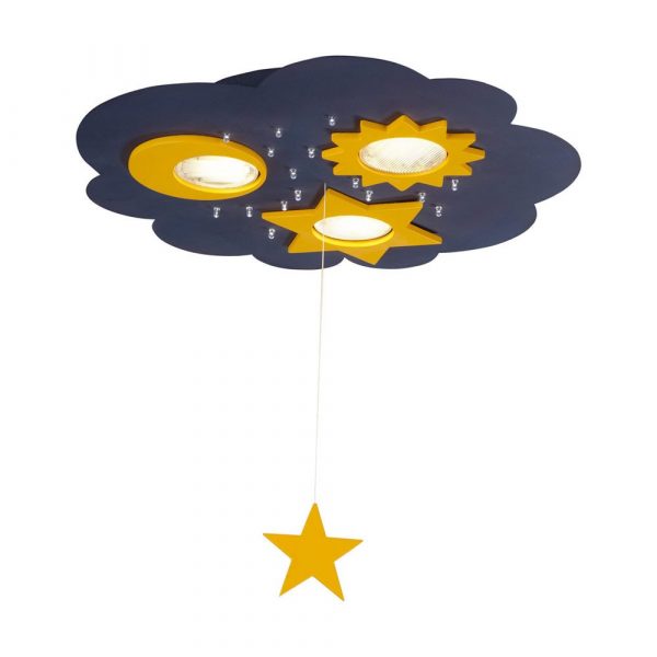 Dečija plafonska lampa Kico Strea Stars & Moon 30262/35/10 – Massive
