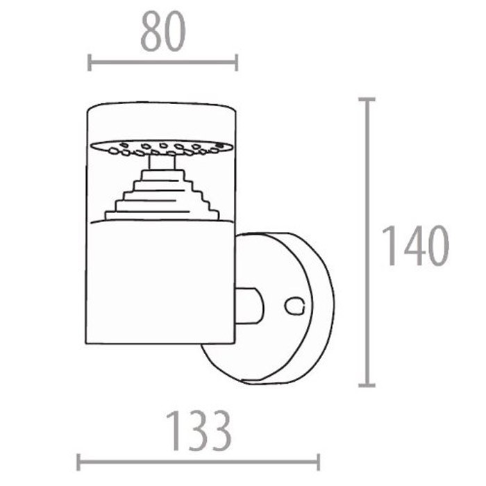Esto spoljna lampa Garda LED 3w 973106 - Image 3