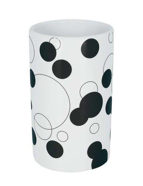 Čaša za četkice za zube Tube Crna tufne 10.17300 – Spirella