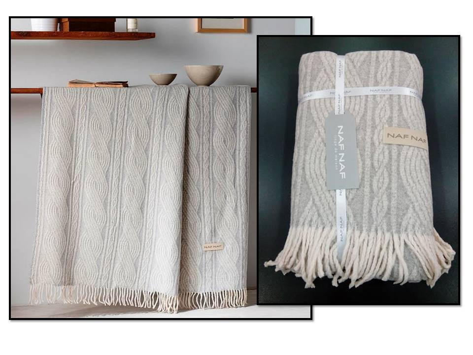 Malo ćebe Naf Naf Plaid braid 18