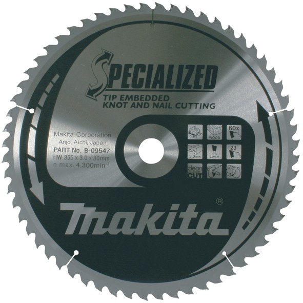 List za testeru Ø355mm Makita B-09547