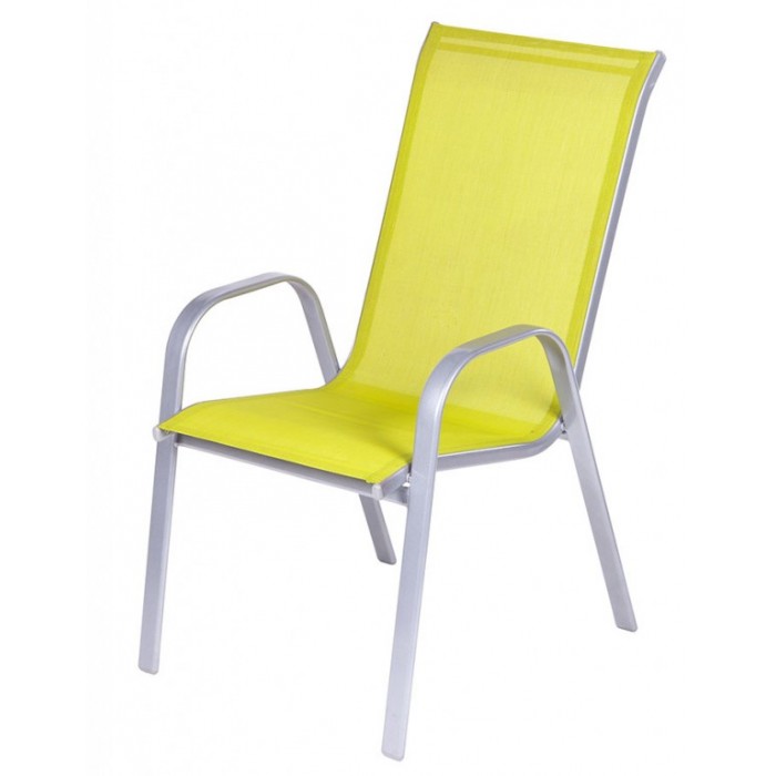 Baštenska garnitura Como sto i 6 stolica - žuta - Image 2