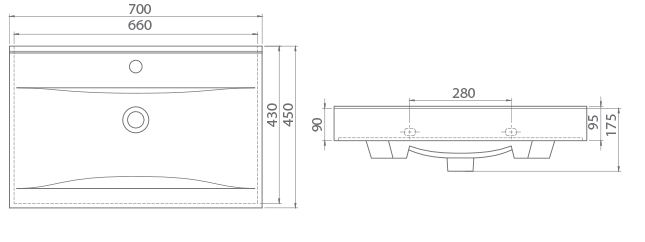 Mona 70 Lavabo 64300 U Turkuaz - Image 2