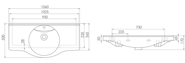 Nil 105 Lavabo 66700 U Turkuaz - Слика 2