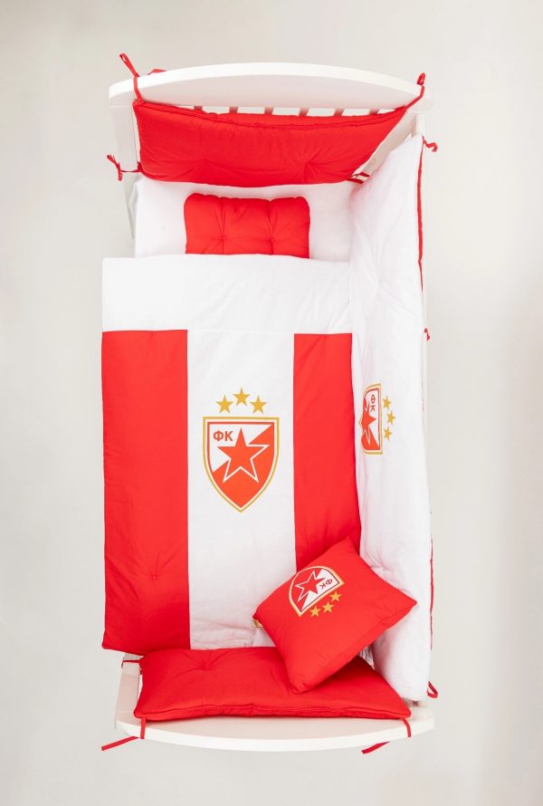 Posteljina sa ogradicom Crvena zvezda - Stefan