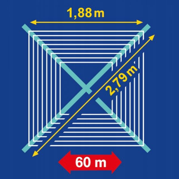 Dvorišna sušilica za veš LinoLift 60 M - Leifheit 85351 - Image 2