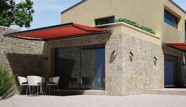 Tenda sa elektromotorom bordo 295x250 cm 037930