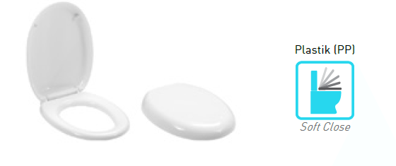 KLS 02 WC Daska Soft Fulya 9SC1173000 Turkuaz