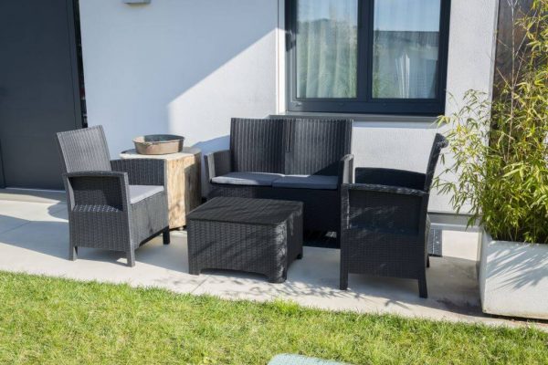 Baštenska garnitura Riccione - siva boja - Image 3