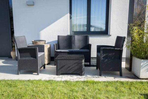Baštenska garnitura Riccione - siva boja