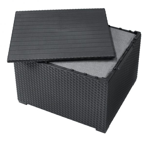 Baštenska garnitura Elodie sa box stolom, Curver - siva - Image 4