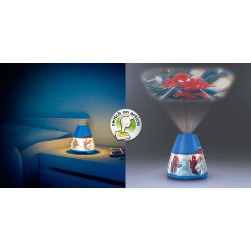 Stona lampa dečija i projektor Spiderman 71769/40/16 – Philips - Слика 6
