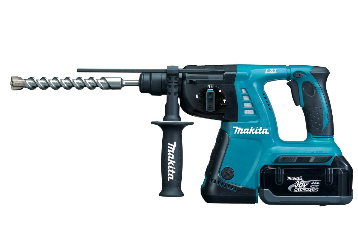 Set Akumulatorski bušilica-odvijač Makita BHR262RB2 + Akumulatorski čekić-bušilica BHP452Z - Image 2