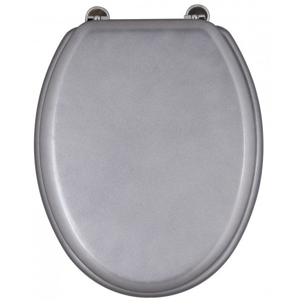 Monaco wc daska MDF srebrno siva 40.05536 - Spirella - Слика 2