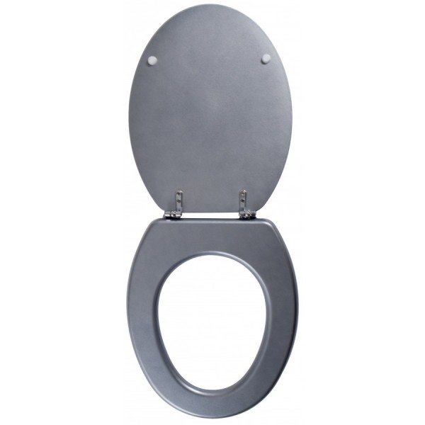 Monaco wc daska MDF srebrno siva 40.05536 - Spirella - Слика 3