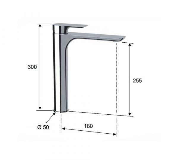 Baterija za lavabo visoka Infinity I11L Remer - Image 3