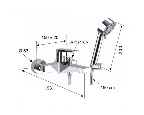 Baterija za kadu SET Dream D02 Remer - Image 3