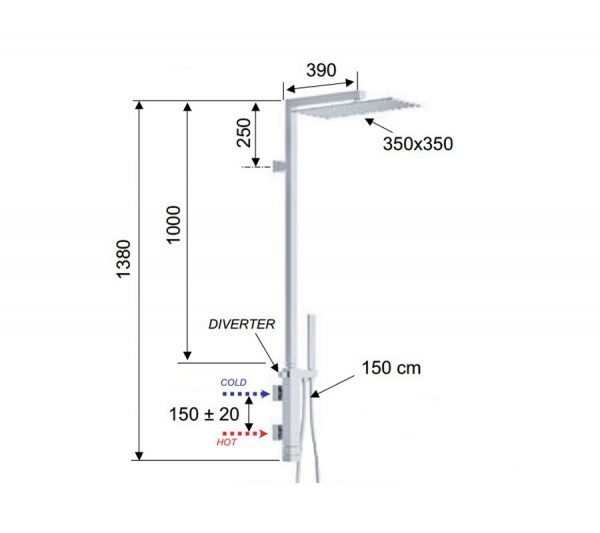 Thermo usponska šipka sa prebacivačem Qubika SET QT36XL Remer - Image 3