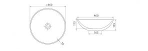 Zero 46 cm Lavabo 71600 U Turkuaz - Слика 3
