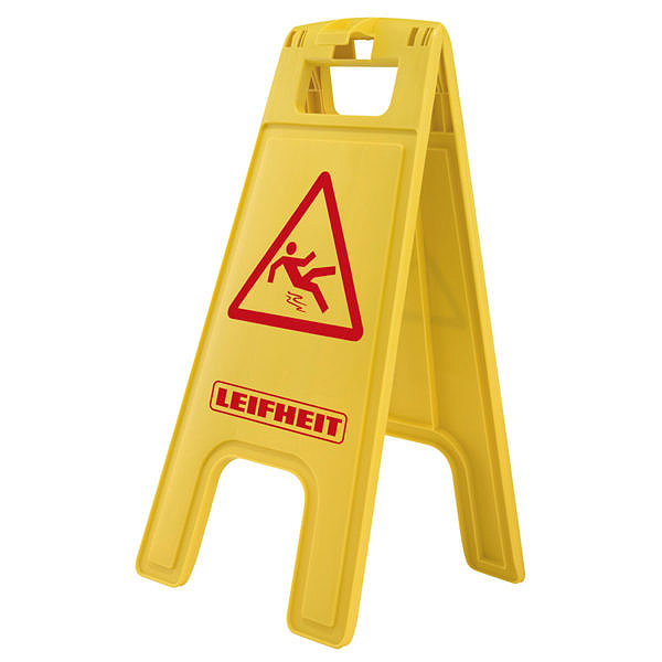 Znak upozorenja - mokar i klizav pod Leifheit 59107