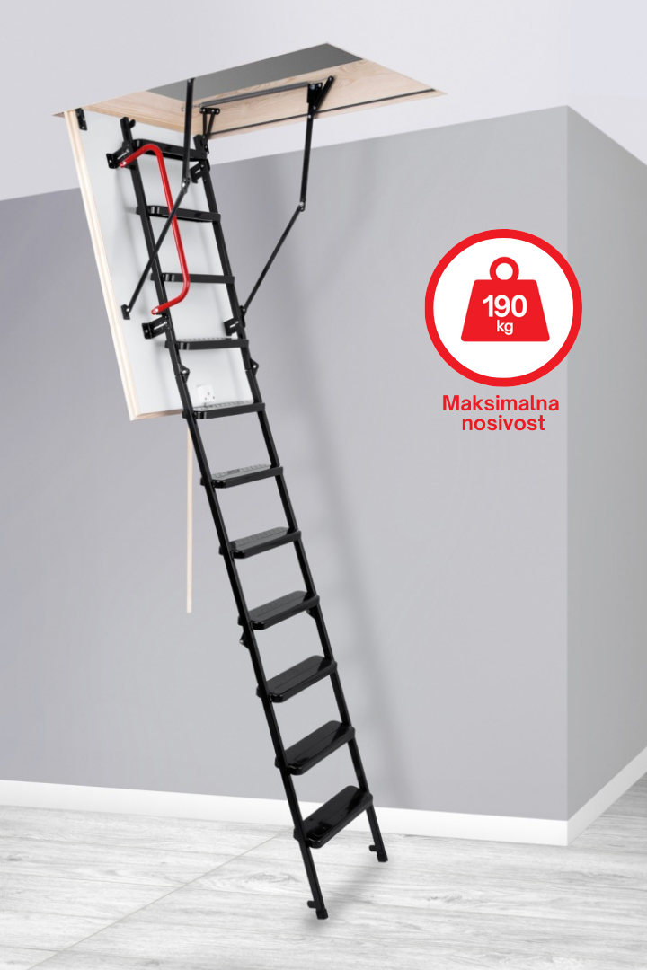 BAUmetal tavanske stepenice 70 x 120 cm