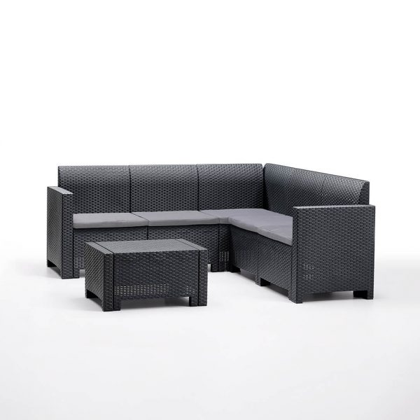 Baštenski set Nebraska Corner - siva boja