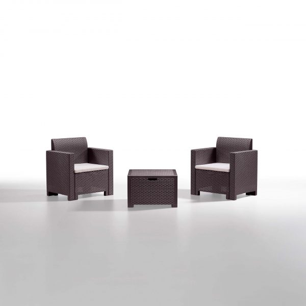 Baštenski set Nebraska Terrace - braon boja