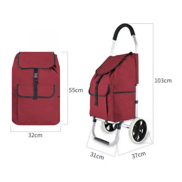 Kolica sa dva točka Trento bordo - Primo - Image 3