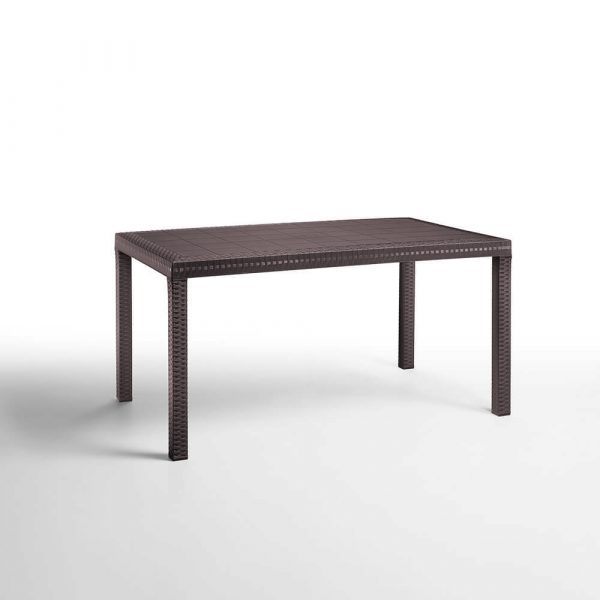 Baštenski set Duži sto + 6 Lido stolica - braon - Image 2