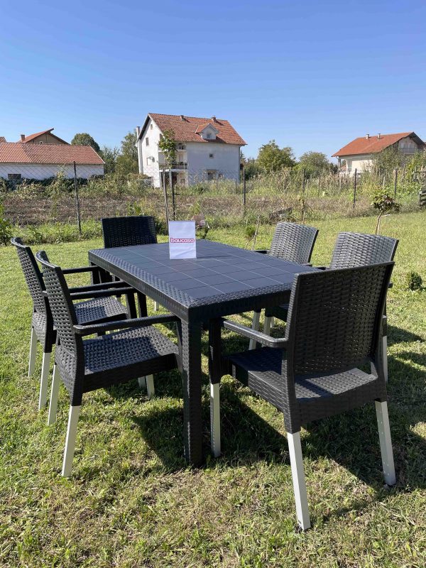 Baštenska garnitura Royale XL - antracit - Image 2