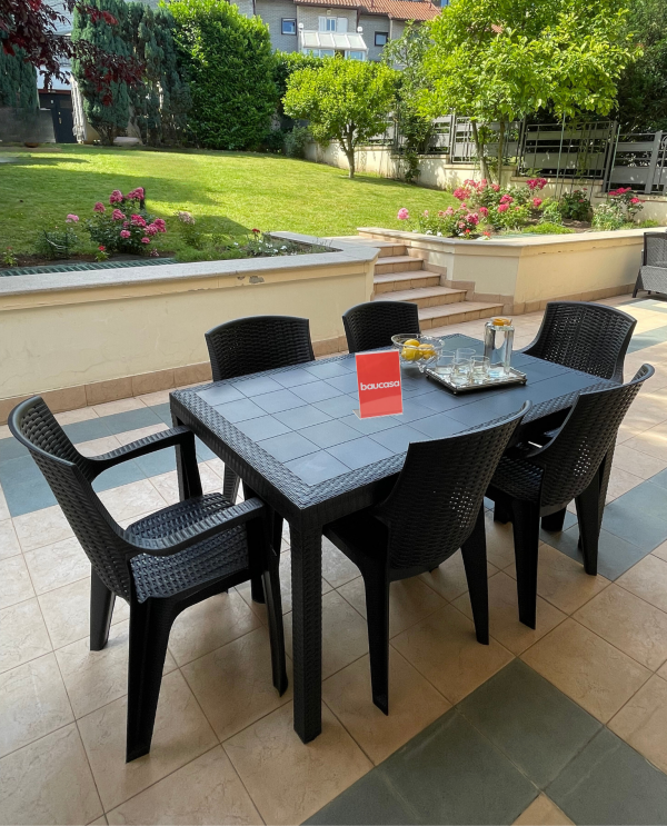 Baštenska garnitura - Duži sto + 6 Amelia stolica - Image 2