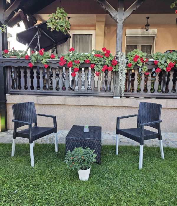 Balkonski set Molveno - antracit