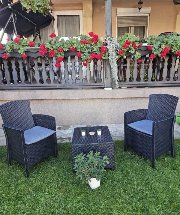 Balkonski set Stella - antracit - Image 3
