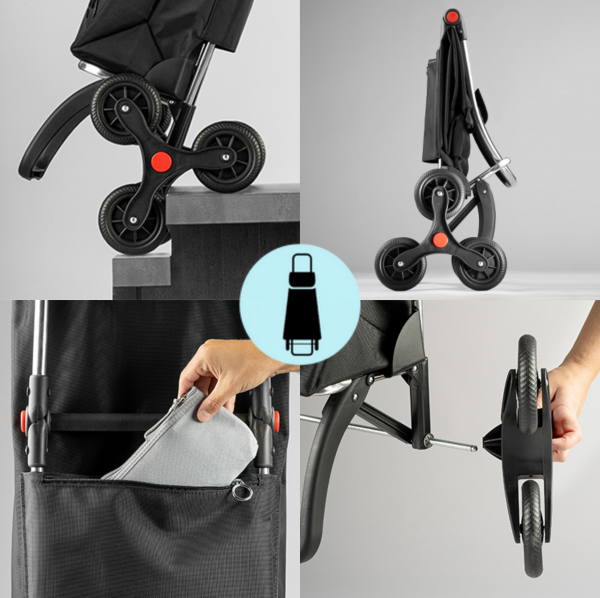 Kolica za pijacu Max RD6 kaki – Rolser - Image 3