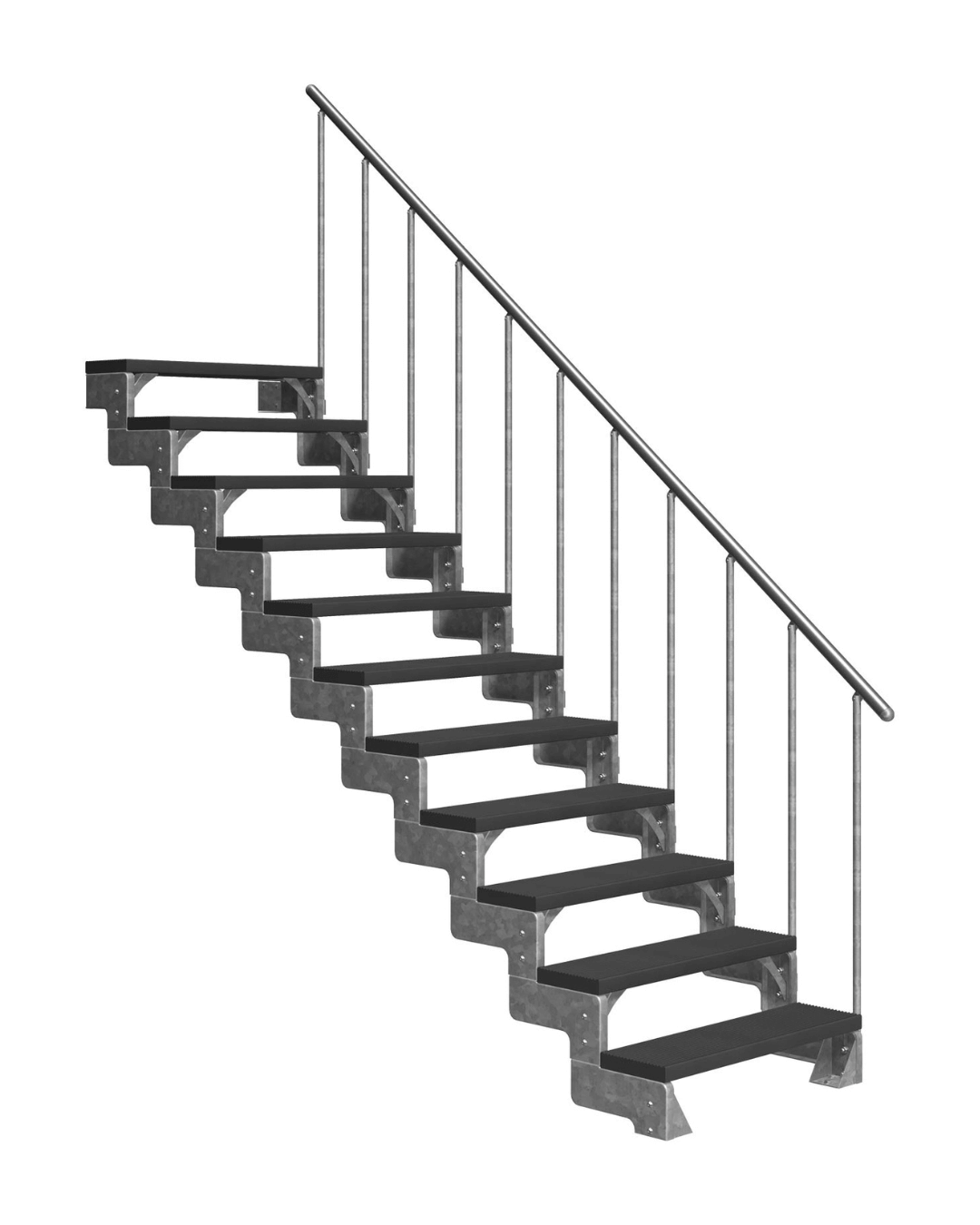 Spoljašnje stepenice Gardentop - antracit - Image 3