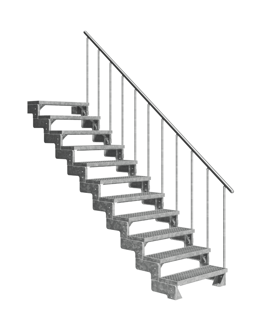 Spoljašnje stepenice Gardentop - galvanized - Image 3