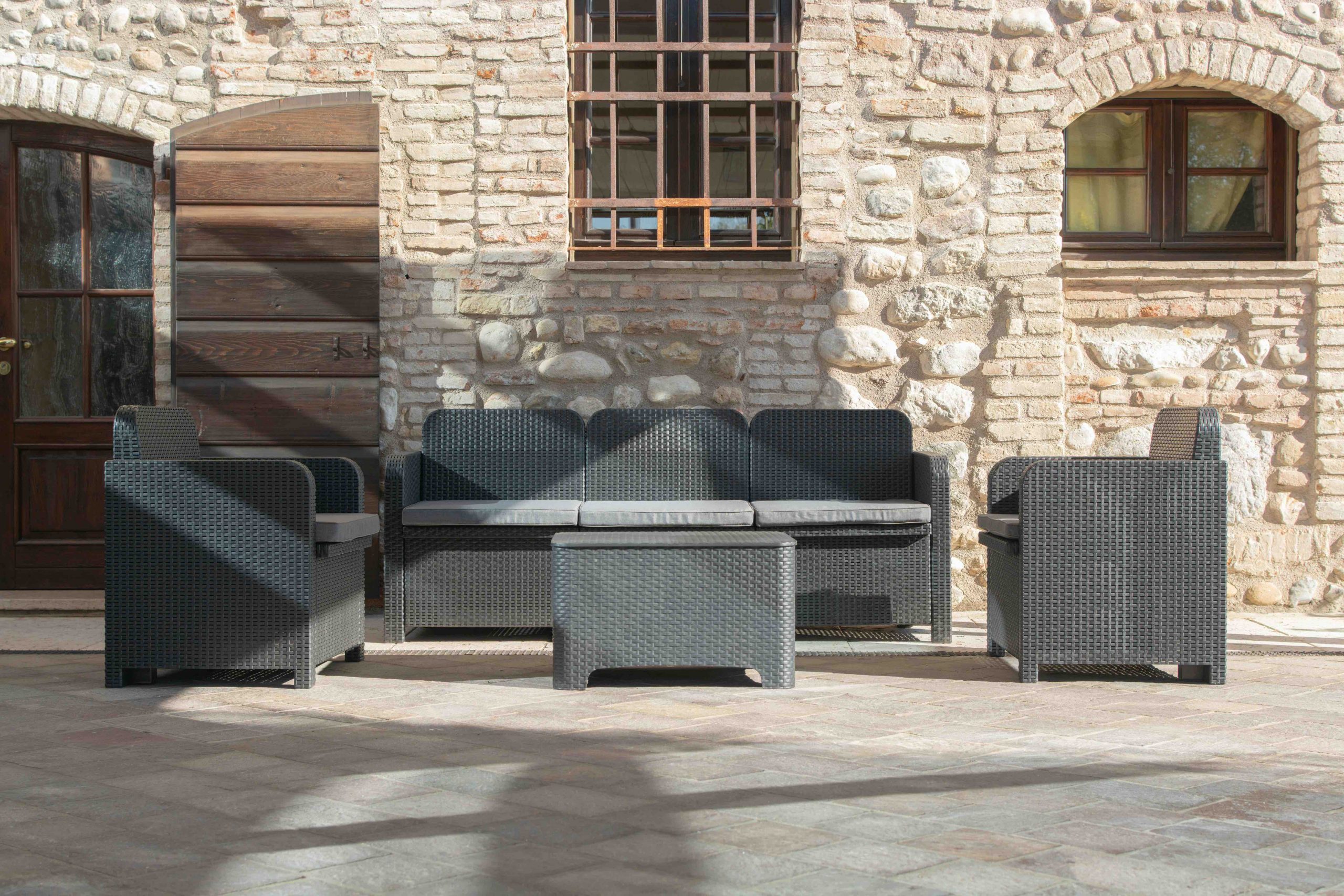 Baštenska garnitura Coco 3 – antracit - Image 7