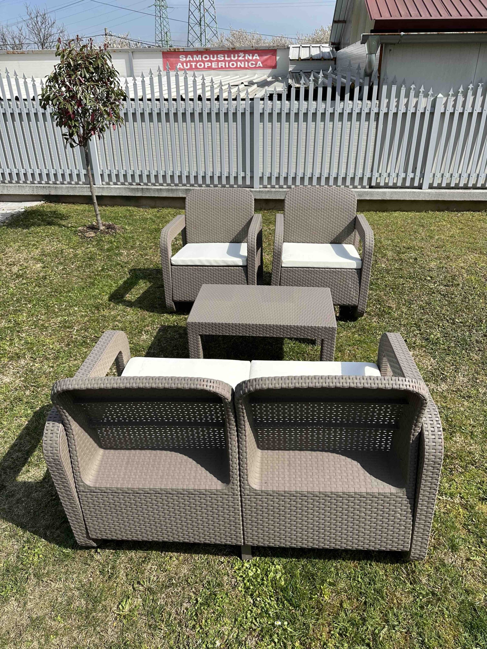 Baštenska garnitura Lugano 2 - cappuccino - Слика 6