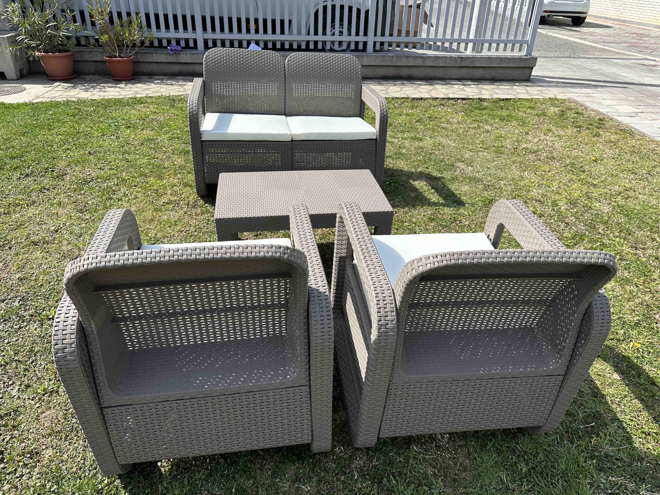 Baštenska garnitura Lugano 2 - cappuccino - Слика 5