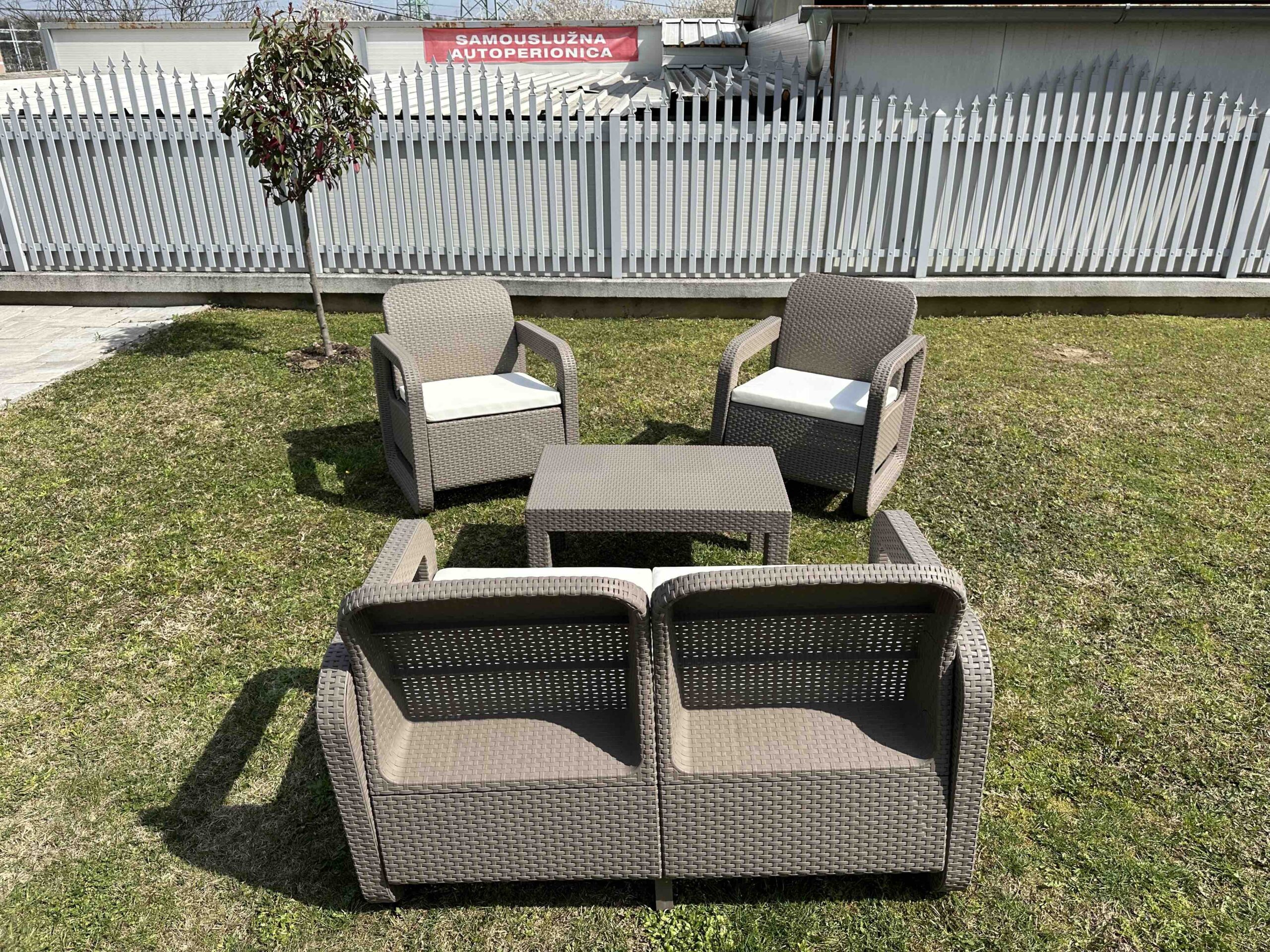 Baštenska garnitura Lugano 2 - cappuccino - Слика 4