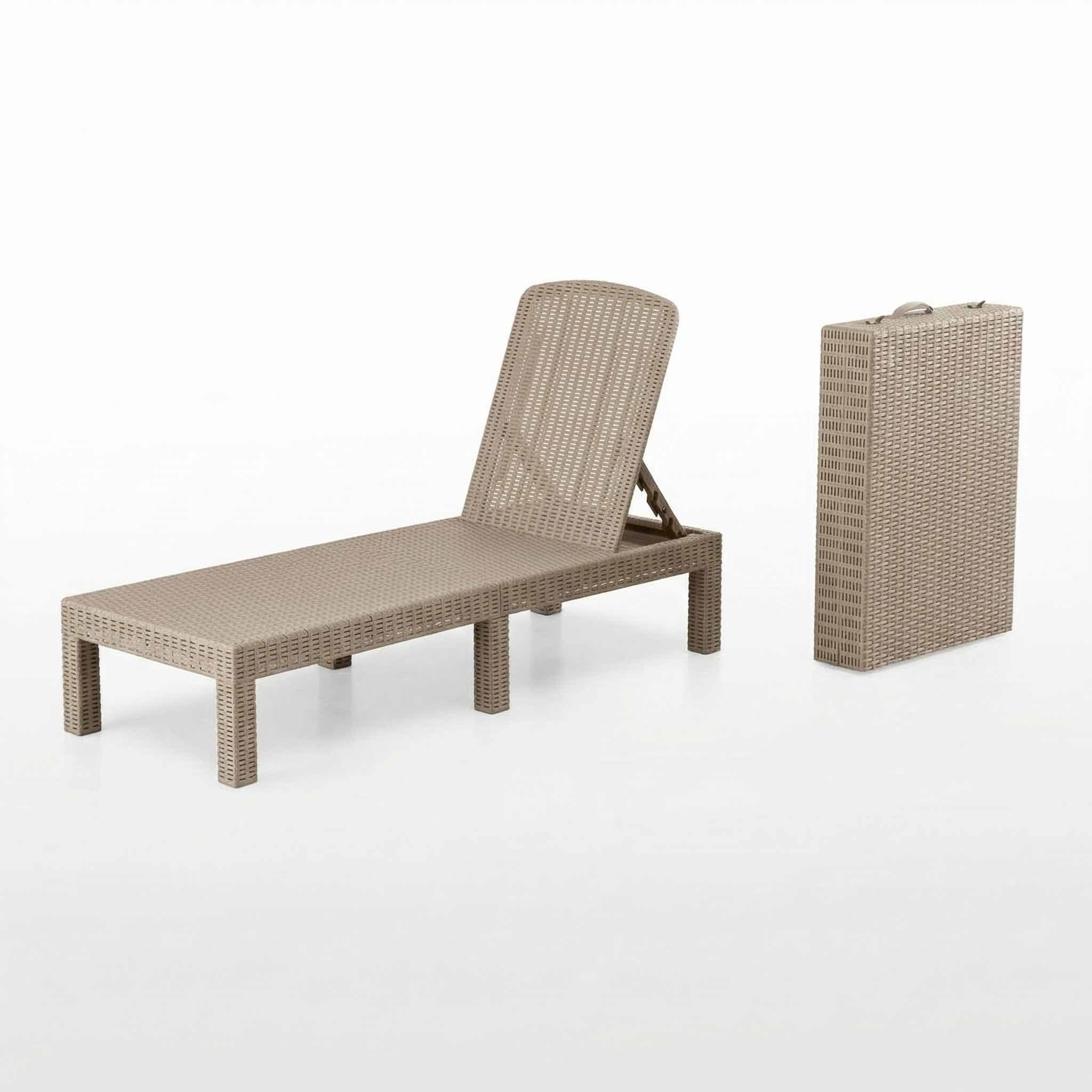 Ležaljka Lugano - cappuccino