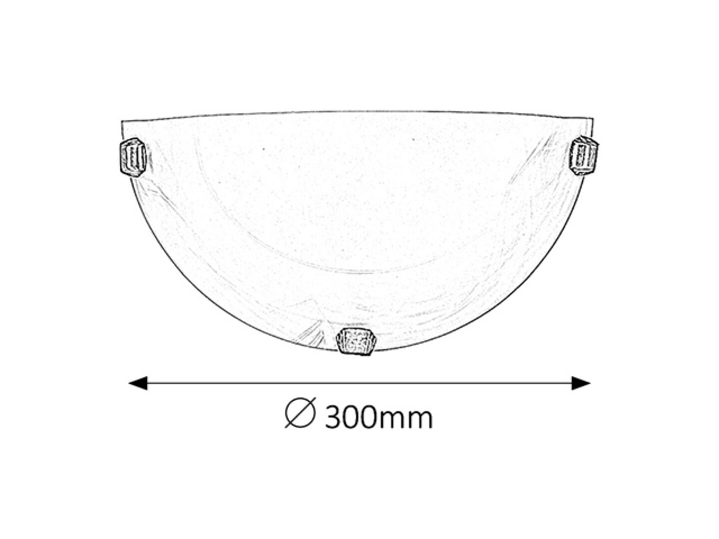 Rabalux Alabastro Zidne lampe 3003 - Слика 2