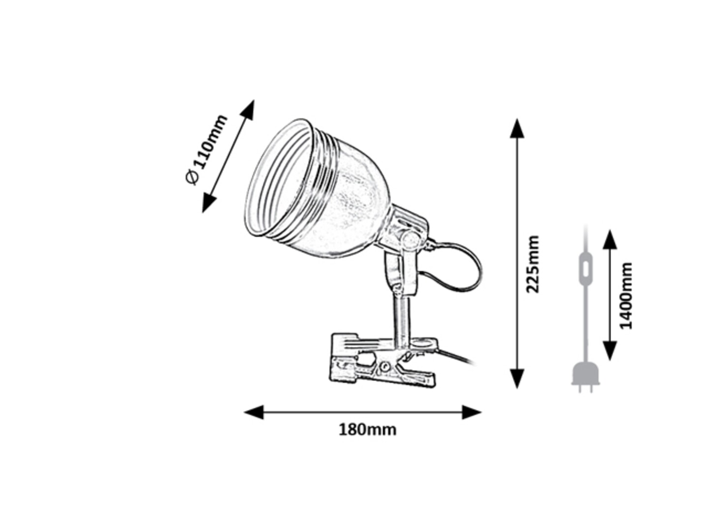 Rabalux Flint Stone lampe 3093 - Слика 3