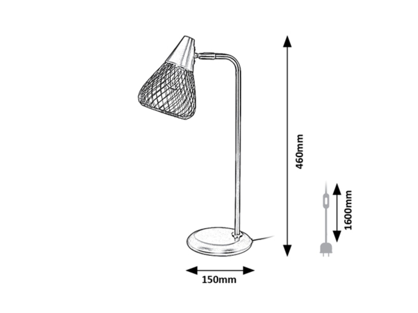 Rabalux Fanny Stone lampe 3181 - Слика 2