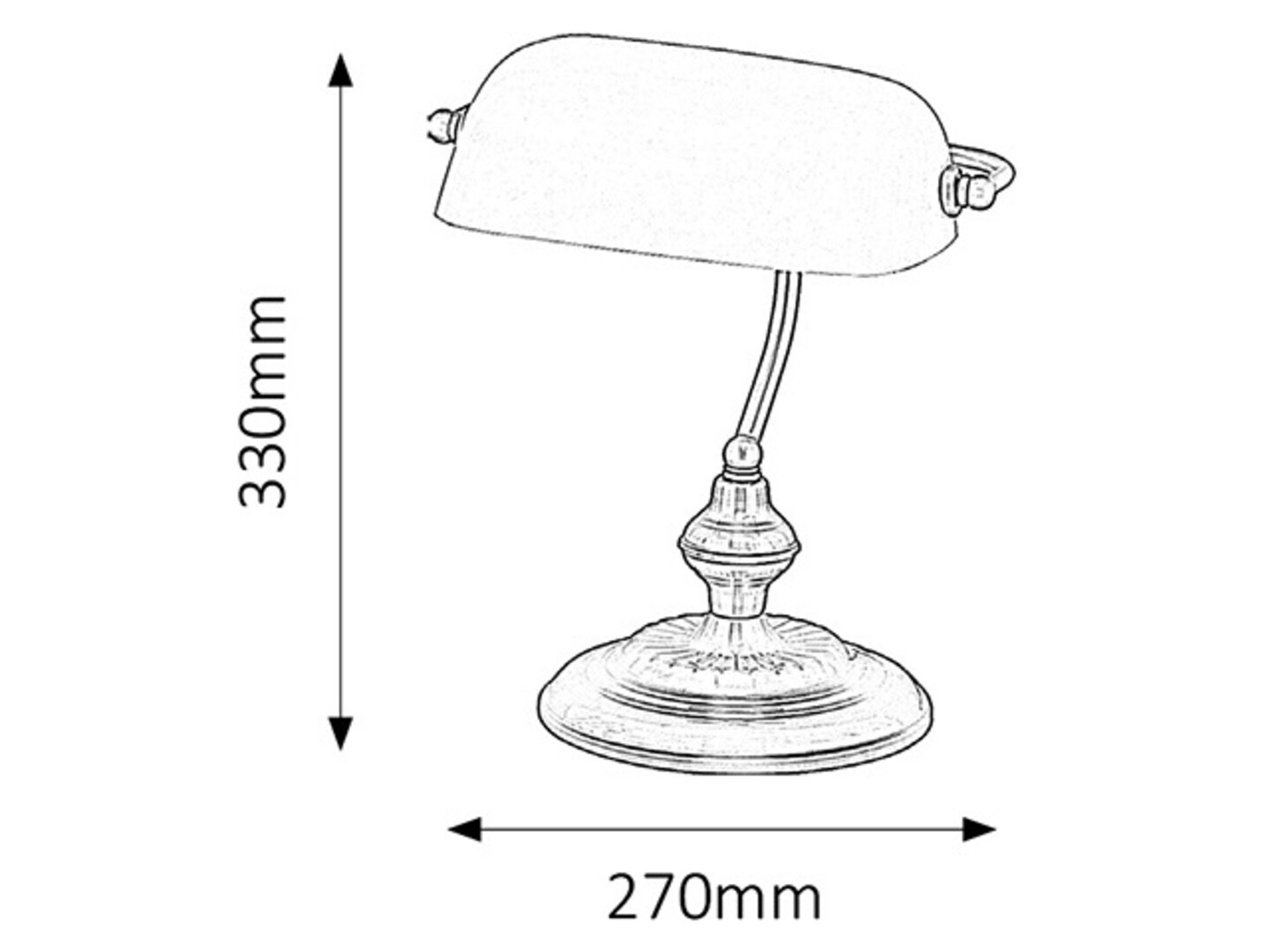 Rabalux Bank Stone lampe 4038 - Слика 7