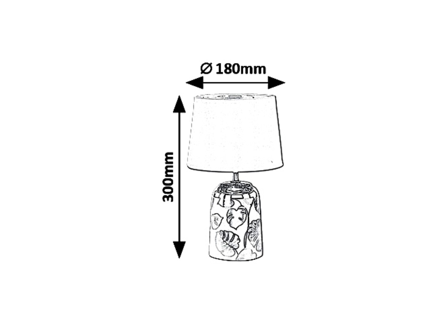 Rabalux Sonal Stone lampe 4548 - Слика 2