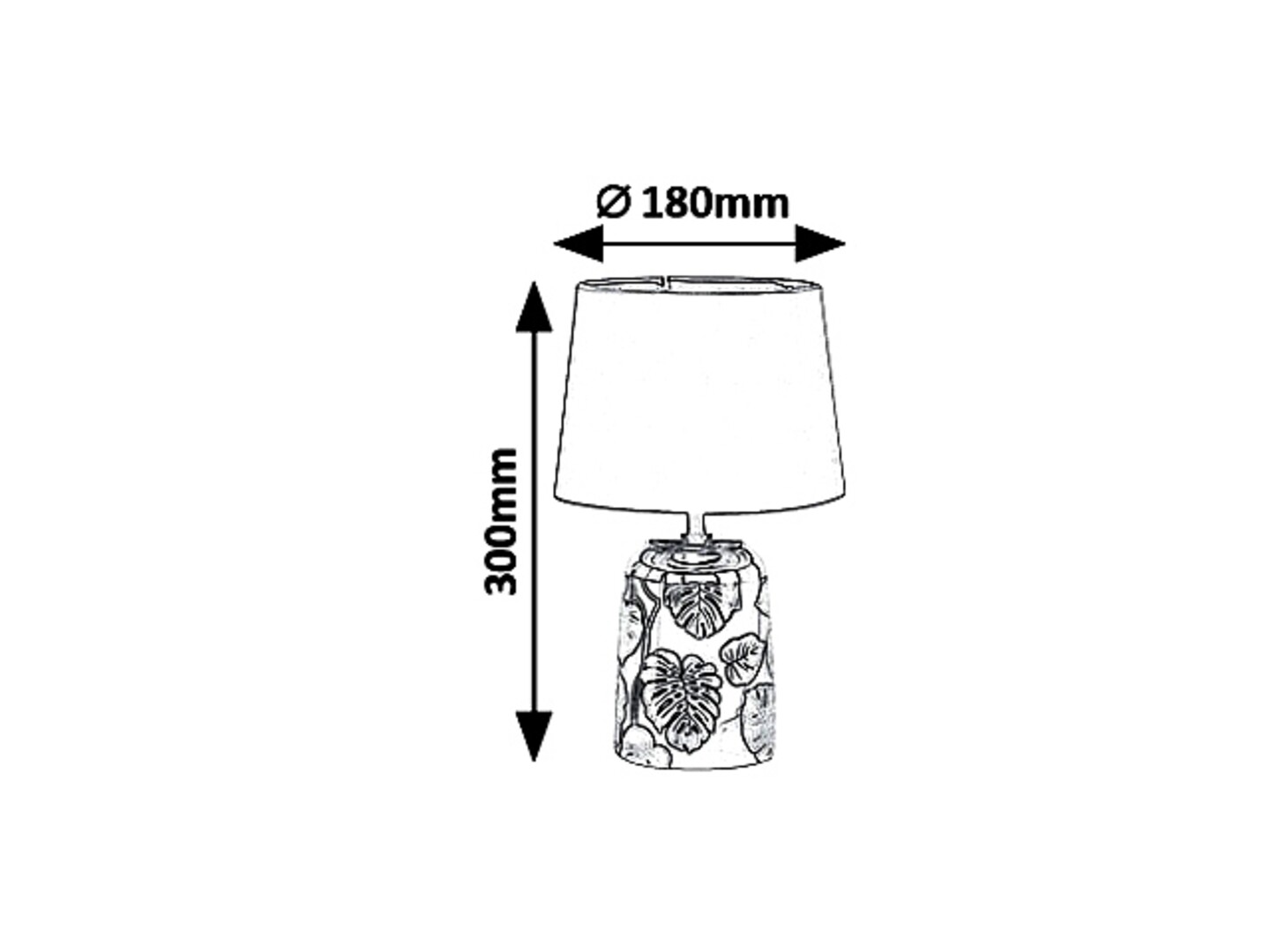 Rabalux Sonal Stone lampe 4549 - Слика 2