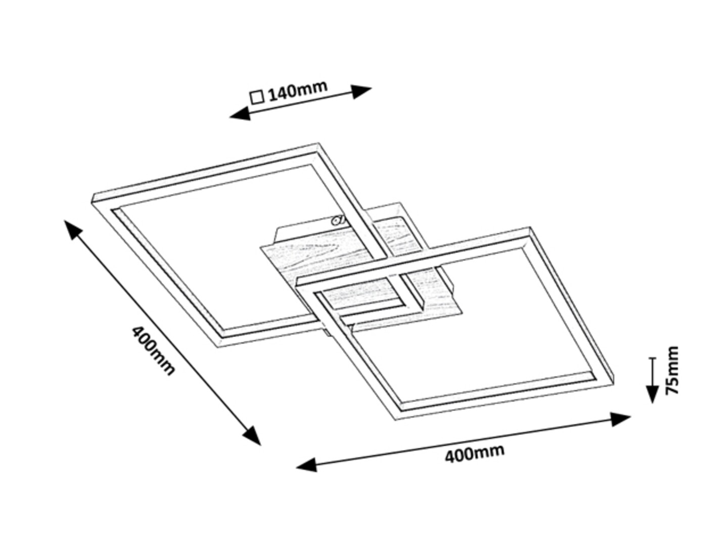 Rabalux Ashton Plafonjere 6589 - Слика 4